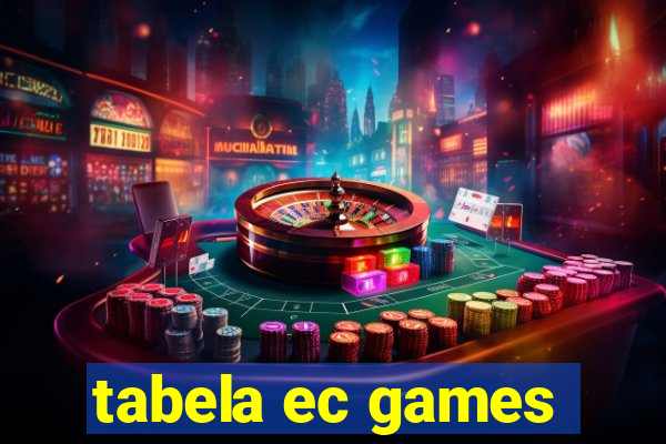 tabela ec games